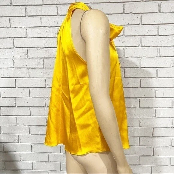 Zara Women's Bow Halter Top - Size‎ Large - Picture 8 of 13